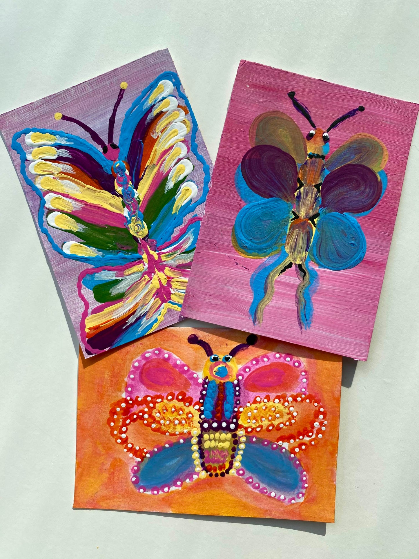 Mystery Butterfly – Original Art Card Painting | Collectible ACEO