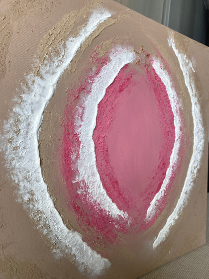 Body of Water No. 9 – 20 x 20 Original Abstract Ocean Art on Gallery Canvas