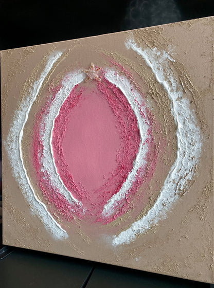 Body of Water No. 9 – 20 x 20 Original Abstract Ocean Art on Gallery Canvas