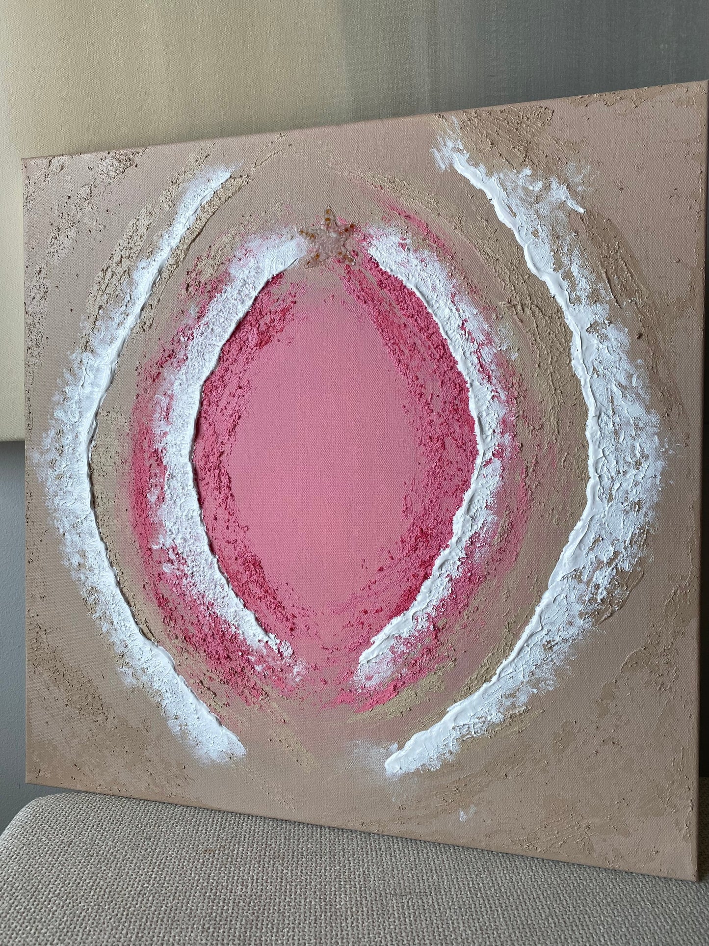 Body of Water No. 9 – 20 x 20 Original Abstract Ocean Art on Gallery Canvas