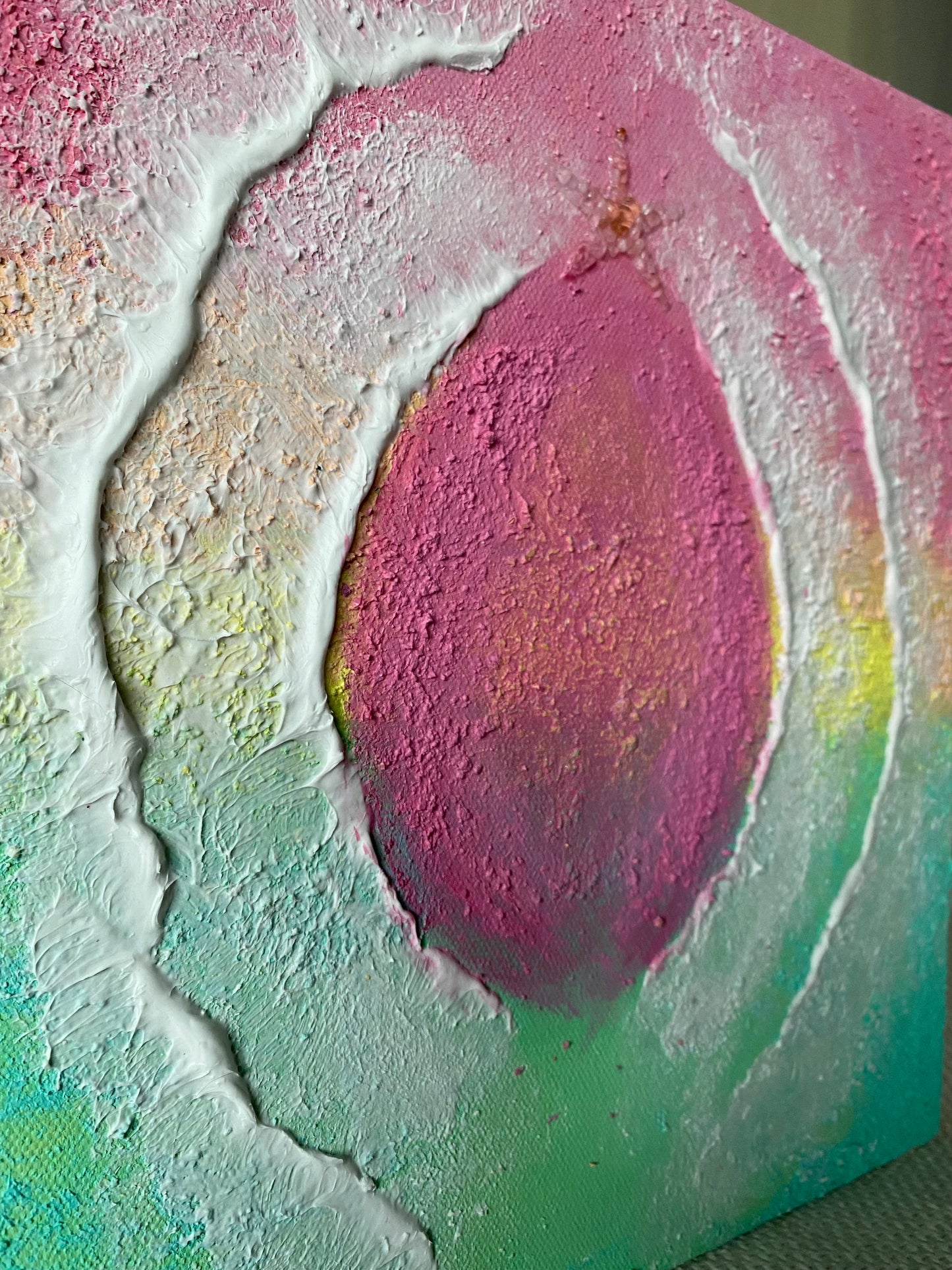 Body of Water No. 8 – 12 x 12 Original Abstract Ocean Art on Gallery Canvas