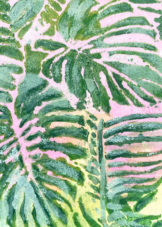 Botanical – Original Art Card Painting | Collectible ACEO