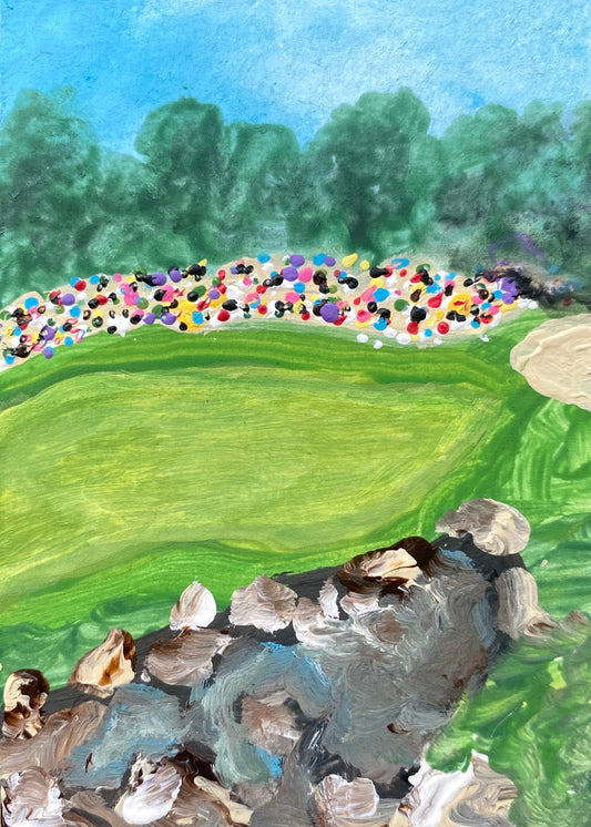 The Ridge at Castle Pines North – Original Art Card Painting | Collectible ACEO