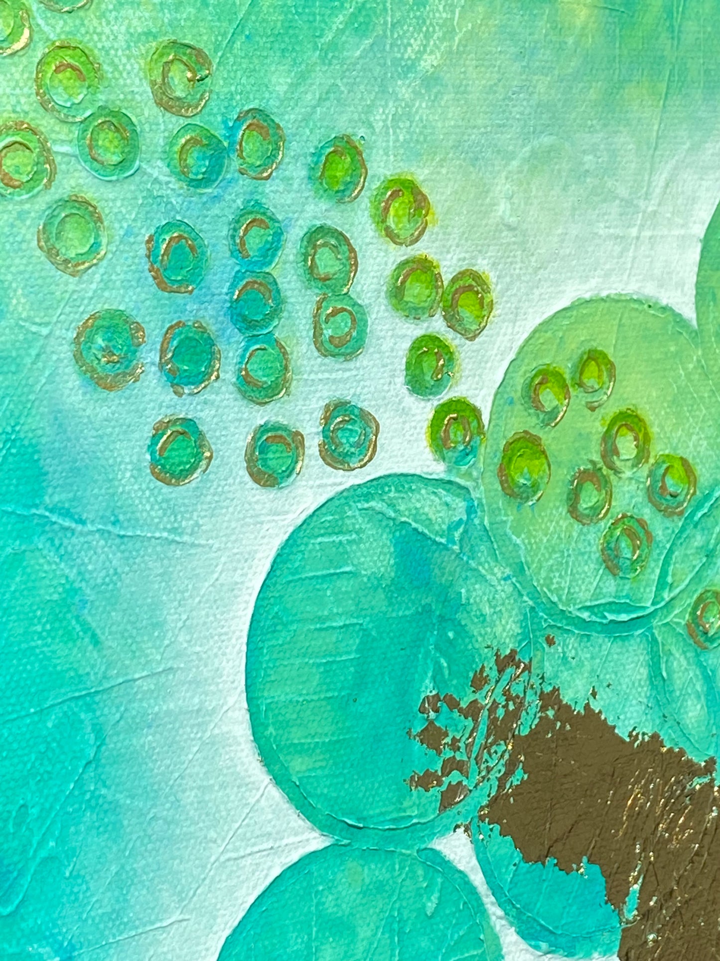 For You No. 6T – Original Signature Aquapus Painting  24 x 24