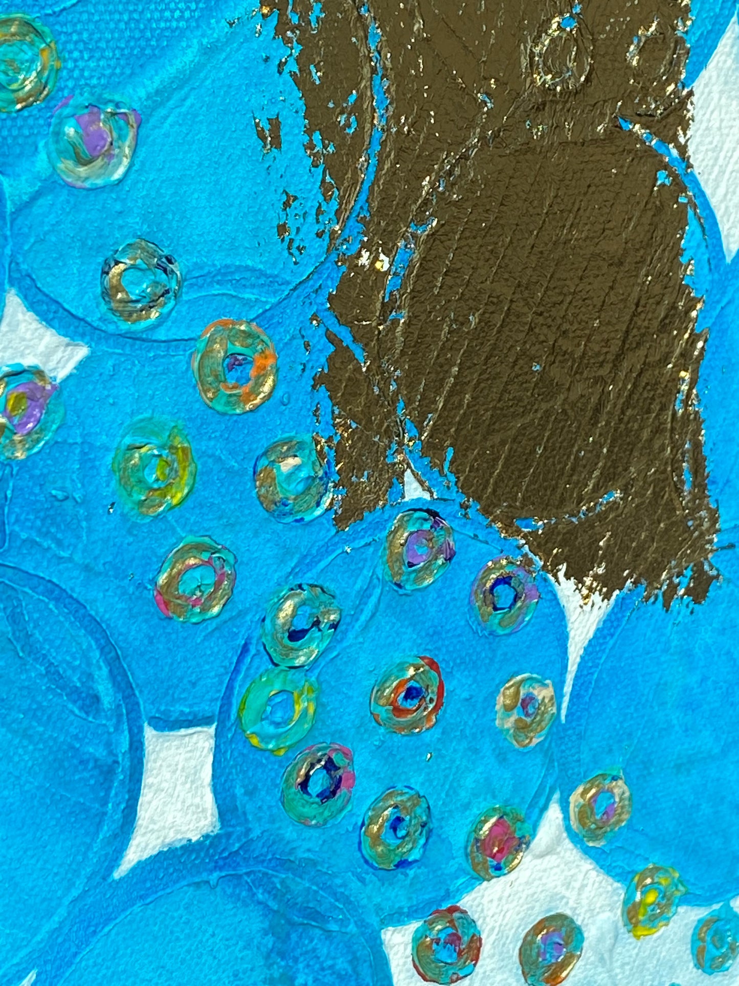 For You No. 6T – Original Signature Aquapus Painting  24 x 24