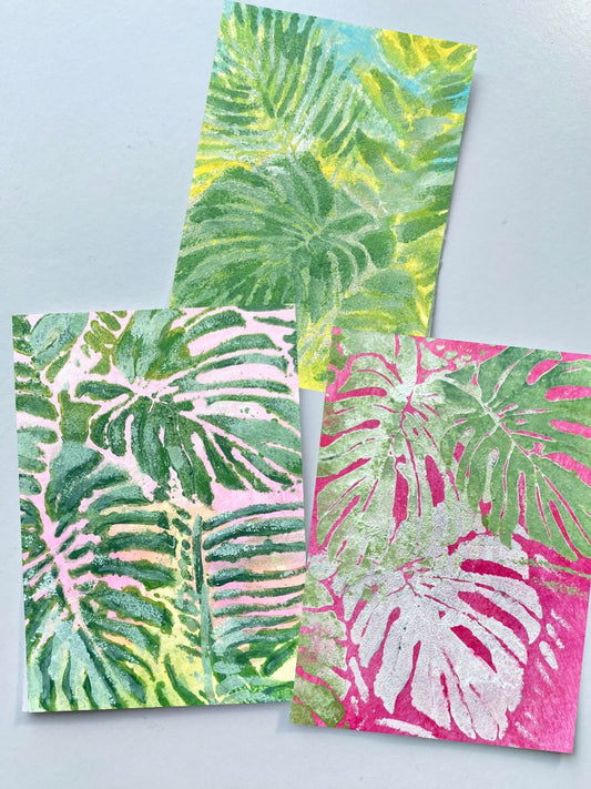 Mystery Botanical – Original Art Card Painting | Collectible ACEO