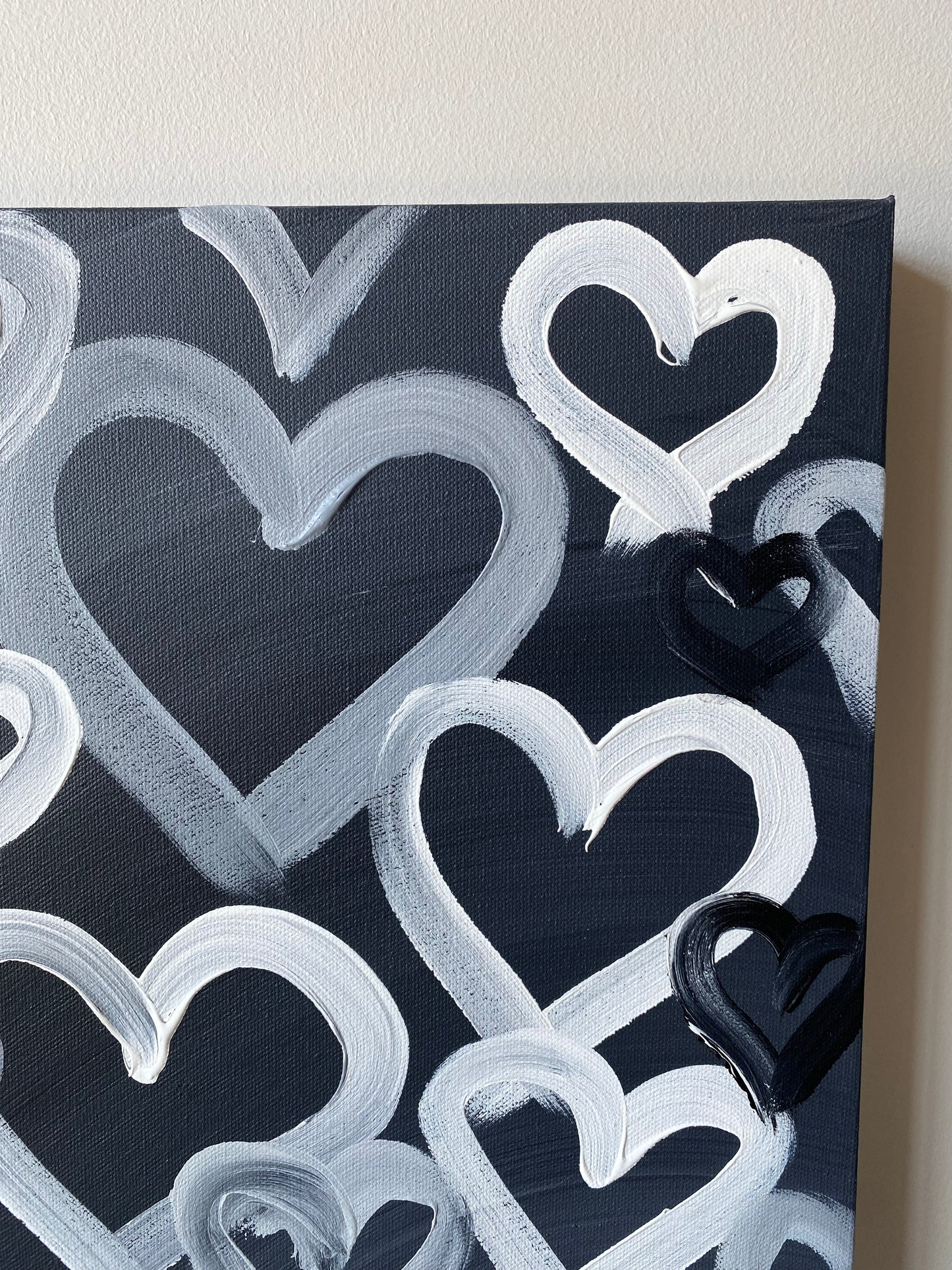 For You No. 1M - Original Heart Painting 36 x 24