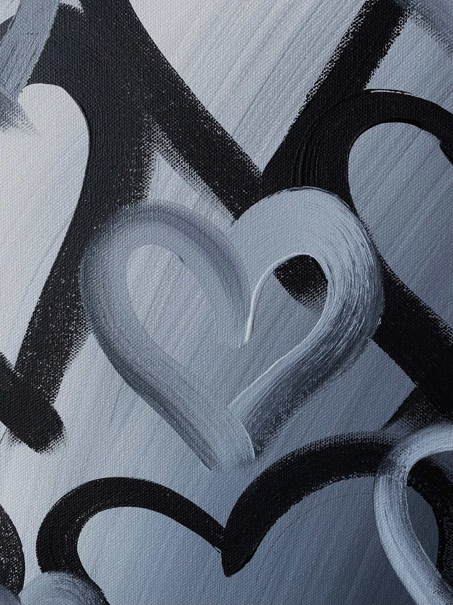 For You No. 1M - Original Heart Painting 36 x 24