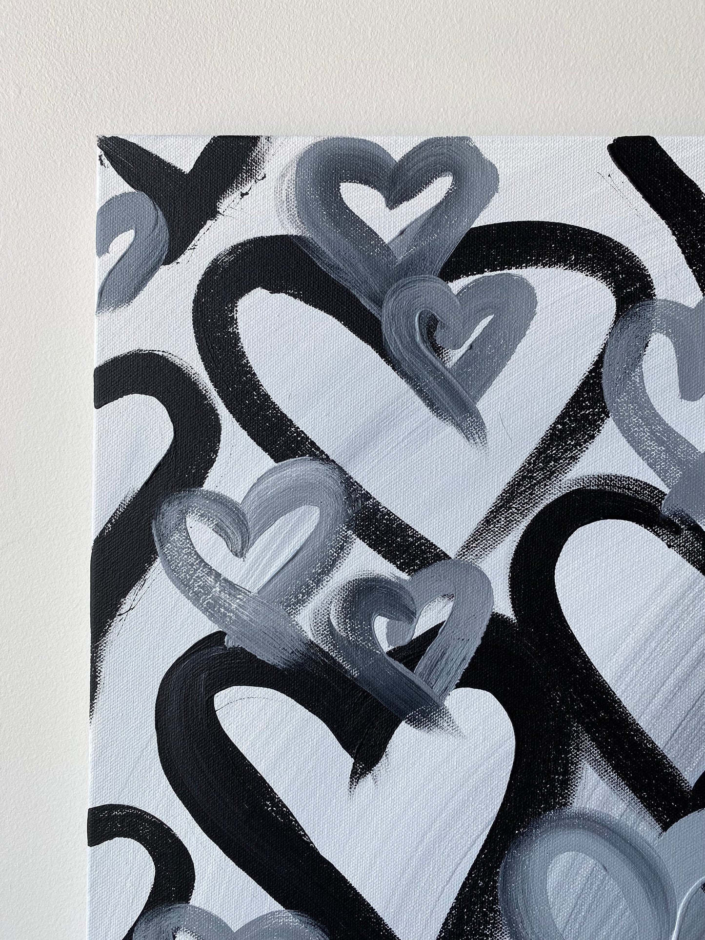 For You No. 1M - Original Heart Painting 36 x 24