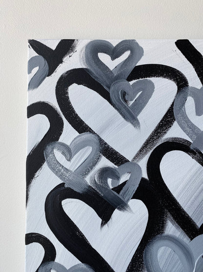 For You No. 1M - Original Heart Painting 36 x 24