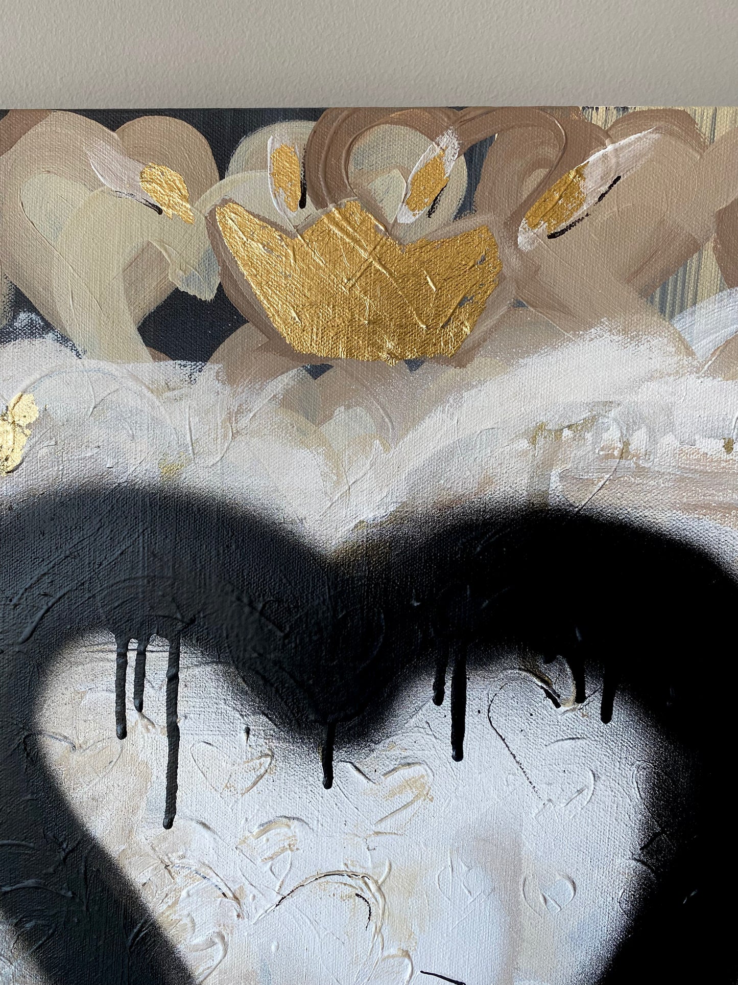 For You No. 2M - Original Heart Painting 36 x 24